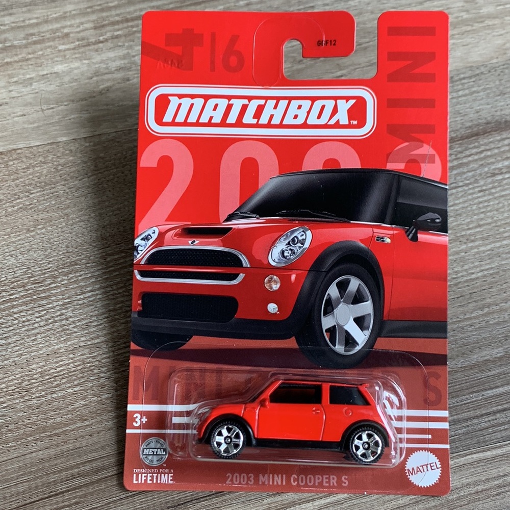 Matchbox Car 2003 Mini Cooper S Red 4/6 MB Mattel New Series 2024 Collectible